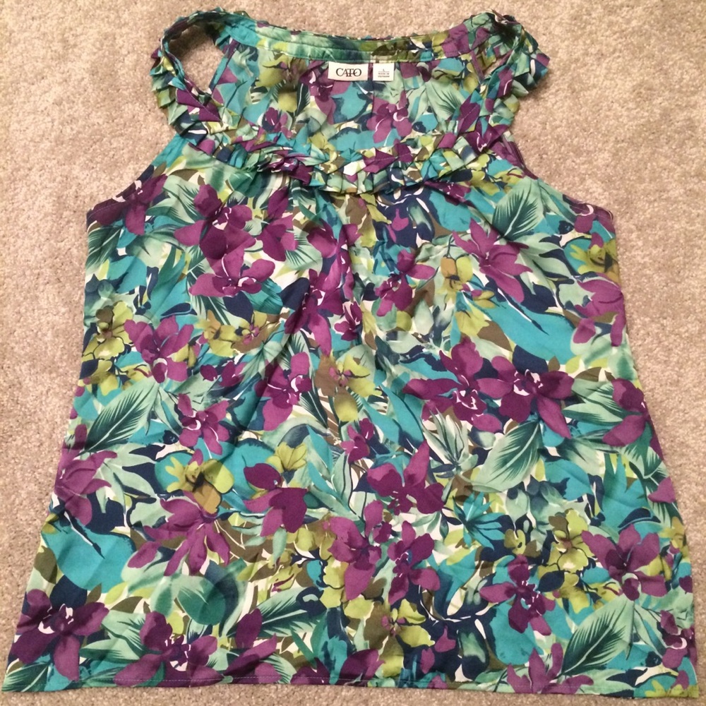 Flowy Floral Tank